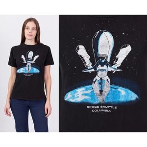 1981 Columbia Space Shuttle T Shirt - Unisex Small | Vintage NASA Spaceship Tee